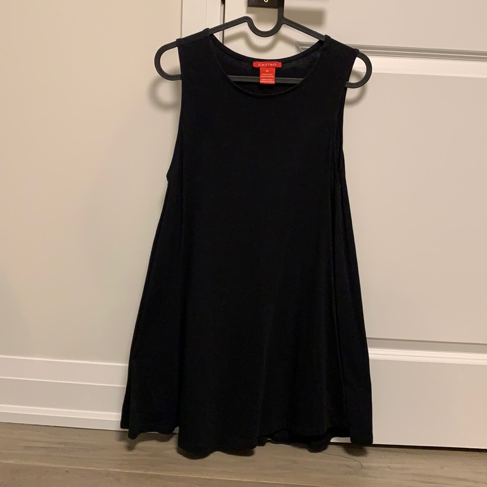 Castro black loose dress